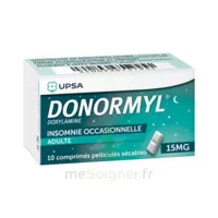 Donormyl 15 Mg Comprimés Pelliculés Sécables T/10 à Lacanau