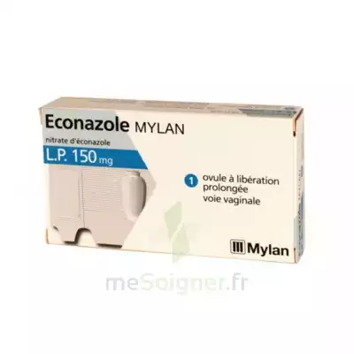 Econazole Mylan L.p. 150 Mg, Ovule à Libération Prolongée à Lacanau