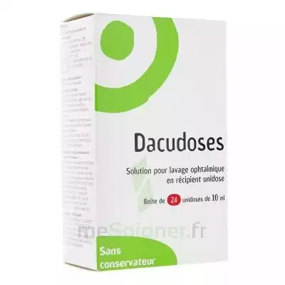 Dacudoses Solution Pour Lavement Ophtalmologique 24unid/10ml à Lacanau