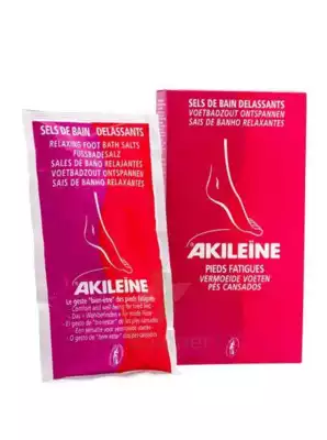 Akileine Soins Rouges Sels De Bain DÉlassant 2sach/150g à Lacanau