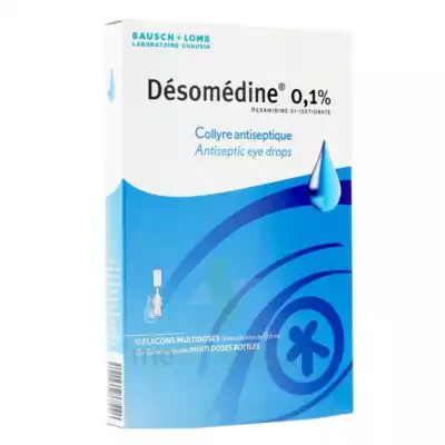 Desomedine 0,1 % Collyre Sol 10fl/0,6ml à Lacanau